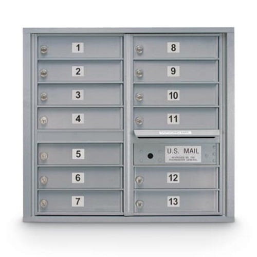 CAD Drawings American Postal Manufacturing Co. 13 Door Standard 4C Mailbox